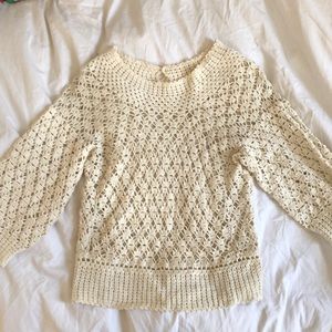 Vintage crochet blouse